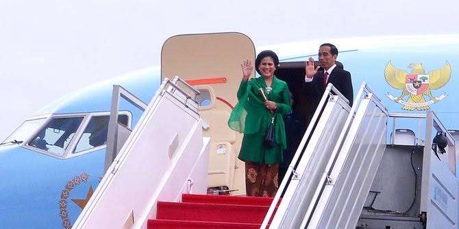 Berkunjung di Sultra, Jokowi Didampingi Istri, KSP, Dan Dua Menteri