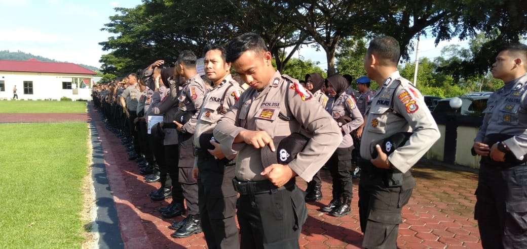 Jaga TPS di Dua Kabupaten, Polres Konawe Turunkan 388 Personil