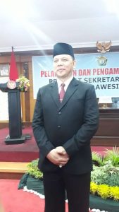 Drs. La Ode Ahmad Pidana Dilantik Jadi Pj Sekda Sultra