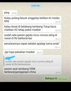 Pasien Corona di RSUD Bahteramas Hoax