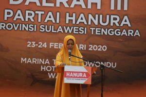 Kembali Dipercaya, WON Pimpin Lagi DPD Hanura Sultra