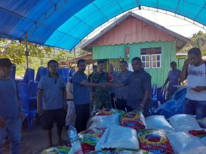 Covid-19 Pengaruhi Ekonomi Masyarakat, PT Masempo Dalle Beri Bantuan di Tiga Desa di Konut