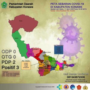 Status ODP dan OTG di Konawe Dicabut