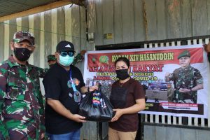 Dua Desa di Konawe Terima Bantuan Covid-19, Kades: Terima Kasih Pangdam XIV/Hasanuddin