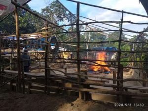 Jaga Kamtibmas, Polres Kendari Bongkar Area Sabung Ayam yang Resahkan Warga