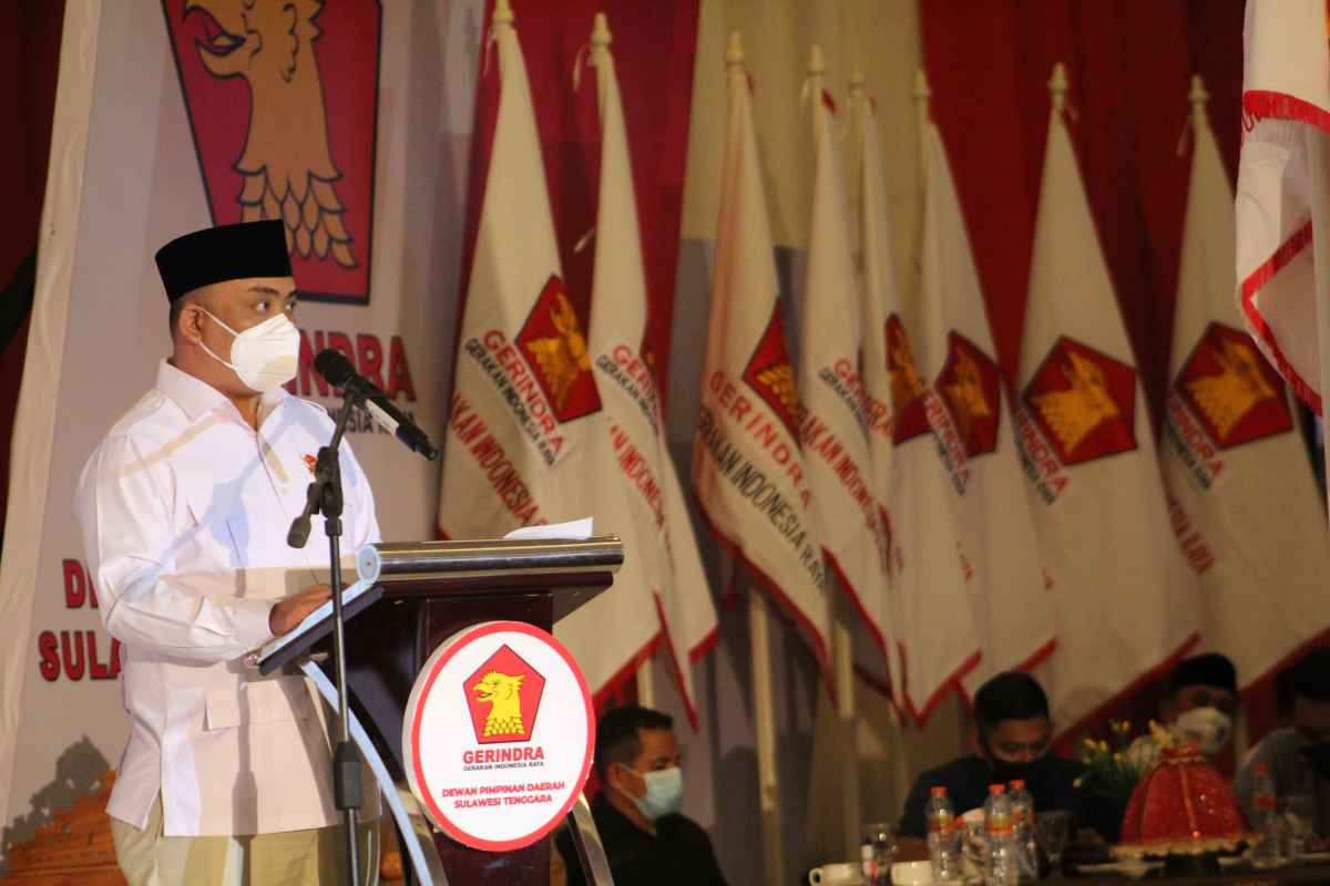 Ketua DPD Gerindra Sultra: Walikota, Bupati dan Gubernur Harus dari Gerindra