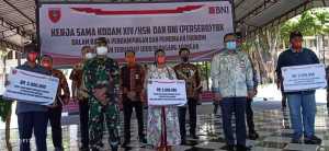 Terdampak Covid-19, Pangdam Hasanuddin Beri Modal Usaha Kepada 1000 Pelaku UMKM