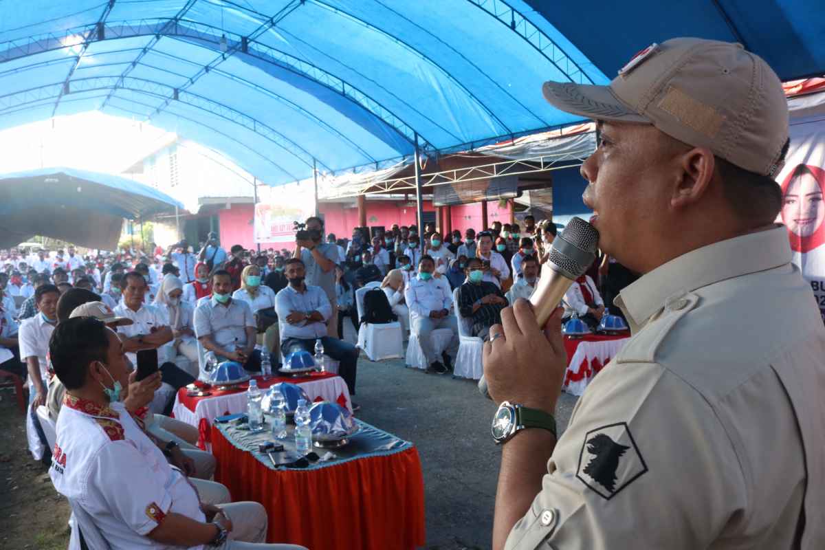 Ketua Gerindra Sultra, Minta Kader Koltim Pantau Peluang Kecurangan Pilkada Nanti