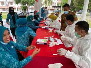 TP PKK Konawe Gelar Rapid Test Gratis