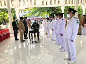 Lantik Delapan Camat, Bupati Konawe Inginkan Camat Kerja Cerdas Menuju Konawe Gemilang