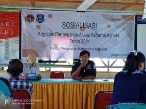 BPN Wakatobi Sosialisasikan Penangan Akses Reforma Agraria di Desa Dampingannya