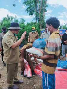 Gercep Bupati Konawe Bantu 10 Warganya Korban Puting Beliung