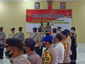 Enam Perwira Polres Wakatobi Lakukan Sertijab