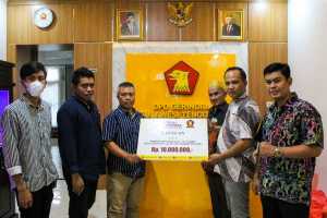 Bantu Pembangunan Infrastruktur Masjid Al Muttaqim, Pengurus Mesjid: Terima Kasih Andi Ady Aksar