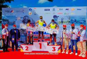 Dukungan ASR Menjadi Penghantar Atlet Kendari Juara di Kendari Triathlon Series 2021