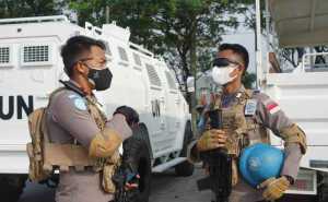 Dua Personel Brimob Polda Sutra Ikut Misi Perdamaian PBB di Afrika Tengah
