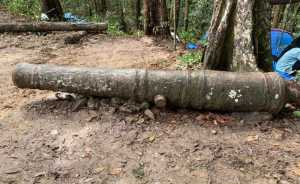 Melihat Meriam Portugis Penjaga Desa Nii Tanasa