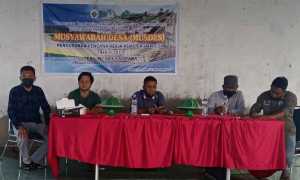 BPD dan Pemdes Muara Sampara Gelar Musdes Pembahasan Penggunaan DD 2022