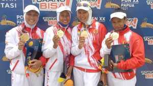 Kalahkan Empat Provinsi, Atlet Dayung Putri Sultra Raih Medali Emas 