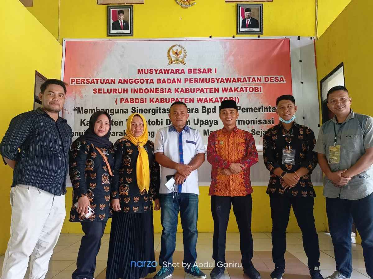 BPD Se-Wakatobi Helat Mubes Persatuan BPD Tingkat Kabupaten, Pemda Bakal Jadi Mitra