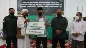 Peringati Maulid, ASR Bantu Pembangunan Pesantren Tahfizul Qur’an Nizzamuddin Auliya di Baubau