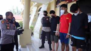 Pesan Ganja Lewat Aplikasi Online, Tiga Pemuda di Kendari Diringkus Polisi