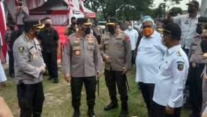 Kapolri Pantau Pelaksanaan Vaksinasi Massal di Konsel 