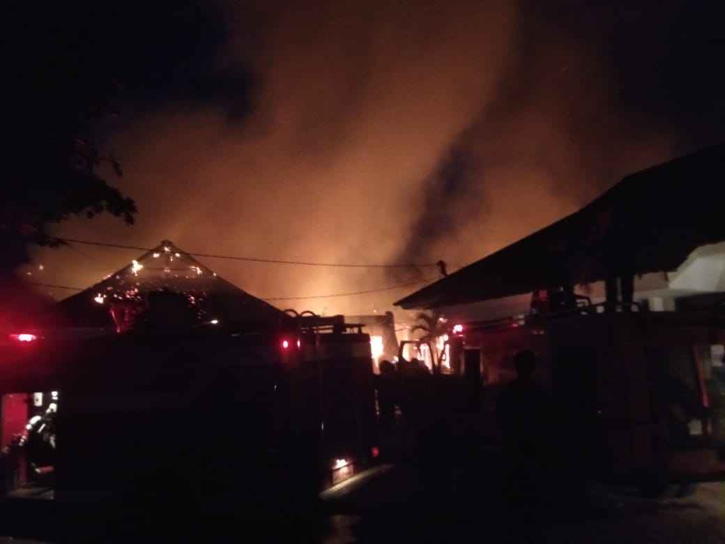 Kantor Dinsos Kota Kendari Terbakar, Dokumen Penerima Bansos Ikut Dilalap Api 