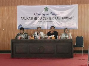 Mudahkan Kerja Media, Diskominfo Konawe Luncurlan Aplikasi Media Center