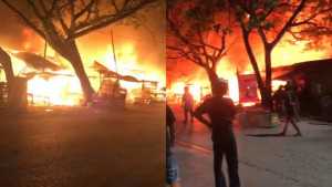 Kios di Depan SPBU Tapak Kuda Ludes Dilalap Sijago Merah