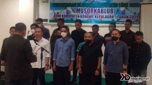 Kembali Pimpin KONI Konkep, Amrullah Komitmen Tingkatkan Prestasi Olahraga