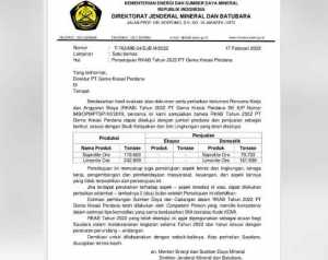 PT GKP Resmi Telah Kantongi RKAB Sejak 17 Februari 2022