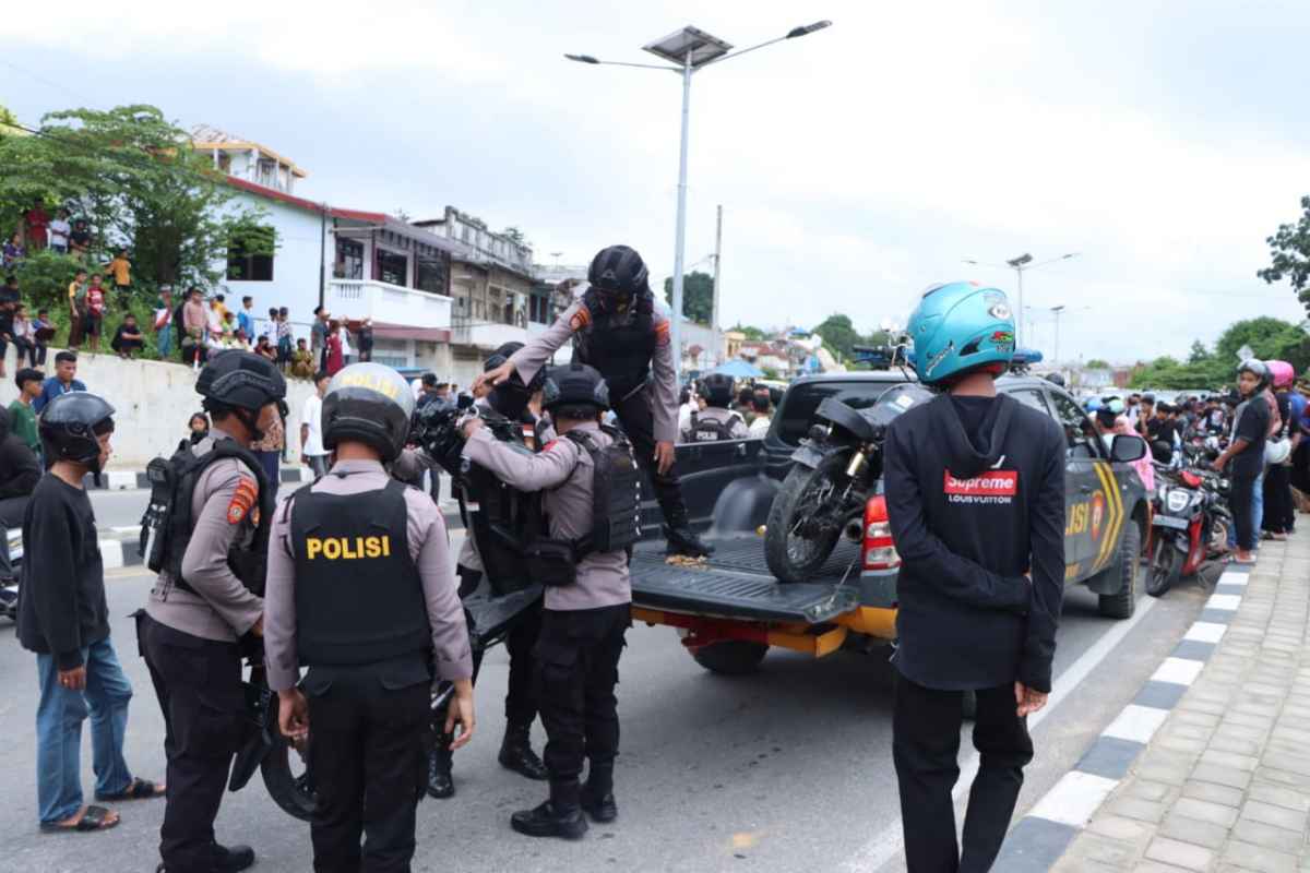 Polisi Jaring Puluhan Motor Berkenalpot Brong di Awal Ramadhan
