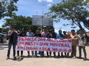 Dugaan Ilegal Mining, GAM Sultra Laporkan PT RBM ke Polres Konawe