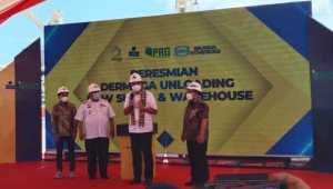 Menteri Perdangangan Resmikan Dermaga Bongkar Muat Gula Mentah di Bombana