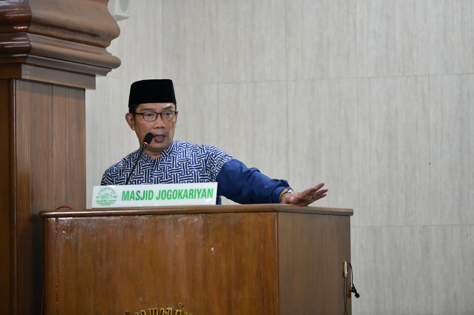 Ridwan Kamil: Pegang Teguh Syariat Islam Untuk Keadilan Disampaikan kepada jemaah Jogokariyan Yogyakarta