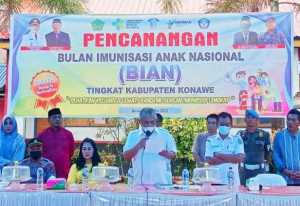 Buka Pencanangan BIAN, KSK: Ini Wujud Kepedulian Pemda Konawe Terhadap Kesehatan Masyarakat