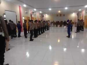 Polres Wakatobi Terjungkan Ratusan Personil Amankan Perayaan Idul Fitri 1443 Hijriah