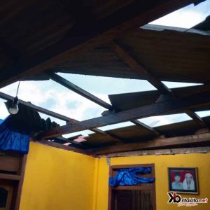 Sejumlah Rumah di Konkep Porak-Poranda Diterjang Puting Beliung, Satu Keluarga Pilih Mengungsi