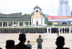 Pimpin Apel Gelar Pasukan Pengamanan Kunker Wapres di Sultra, Ini Amanat Pangdam XIV Hasanuddin 