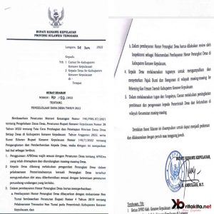 Bupati Keluarkan SE, Ketua PPDI Konkep Minta Kades Perhatikan Soal Pembayaran Honor