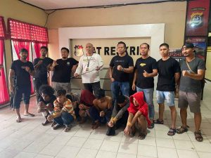 Cinta Segi Tiga Diduga Jadi Pemicu Pembacokan Warga Konsel, Tujuh Pelaku Ditangkap Buser 77 Polresta Kendari