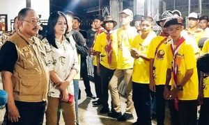 Sukseskan Jambore Daerah, Kwarcab Konawe Lepas 106 Peserta ke Muna