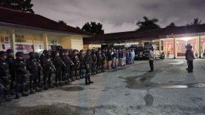 Cegah Kerawanan, Polresta Kendari Gelar Patroli Skala Besar