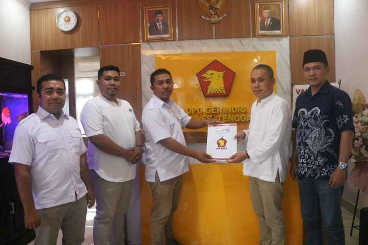 Mustaman Pimpinan DPC Gerindra Konkep, Bidik Menangkan Pemilu 2024