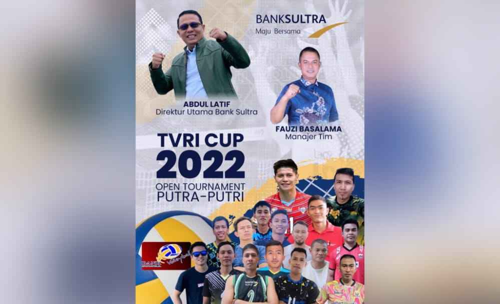 Meriahkan Open Tournament TVRI CUP 2022, Bank Sultra Siapkan Atlet Voli Andalan