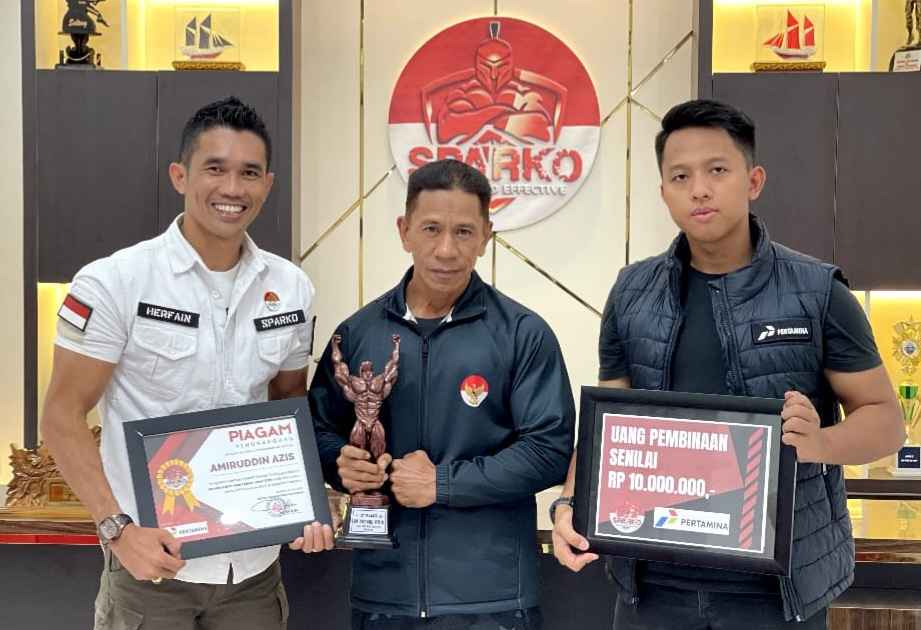 Sabet Perunggu di Kejuaraan Dunia di Thailand, Sparko Indonesia Bersama Pertamina Patra Niaga Sultra Berikan Penghargaan dan Uang Pembinaan