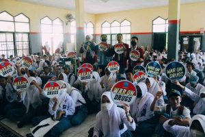 BNN Kendari Beri Tiga Tips Menghindari Narkoba Untuk Siswa SMA Negeri 6 Kendari