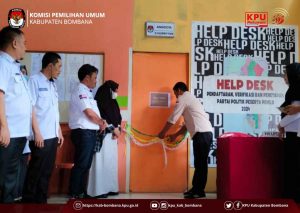 Permudah Parpol Dapatkan Informasi, KPU Bombana Luncurkan Help Desk, Pelayanan Bisa Via WA dan Telepon
