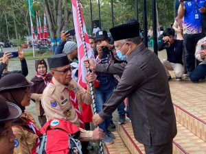 Kery Berangkatkan 105 Pramuka Kontingen Konawe ke Jakarta